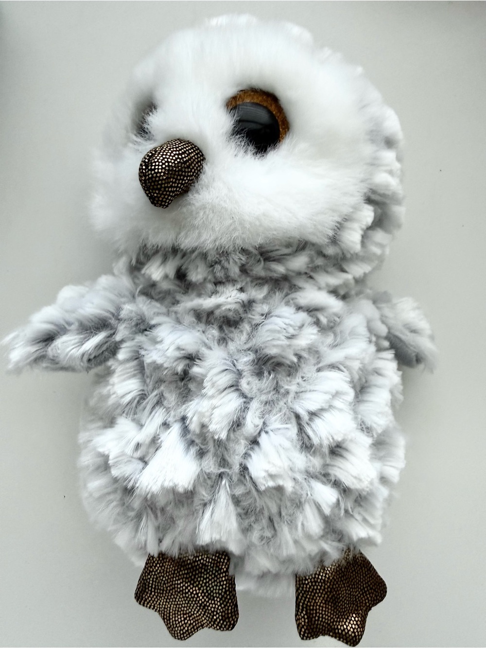 Ty Beanie Boo plush named "Owlette"